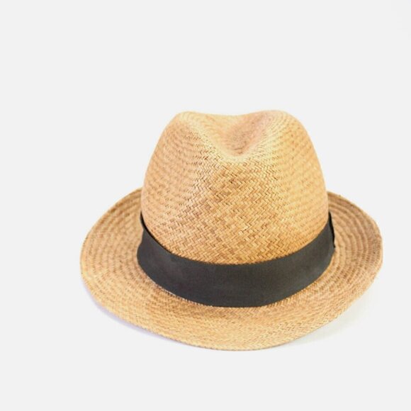 Montecristi Natural Palm Panama Hat Handwoven NWOT - Picture 3 of 6